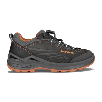 Lowa Hiking Shoes Delago Low GTX SL (Multifunctional, waterproof) anthracite gray/orange Kids